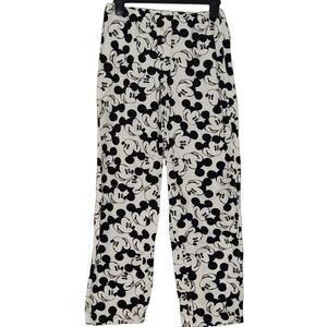 Wonderful World of Disney Mickey Pajama pants all over print micro corduroy VTG